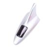 idain Shark Fin Antenna Solar Power LED Warning Tail Light Car Roof Antenna Decor Tail Light (Silver) view 1
