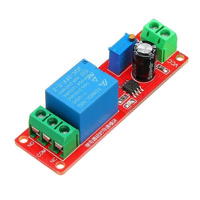 Electronic Components 10pcs NE555 Chip Time Delay Relay Module Single Steady Switch Time Switch 12V
