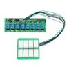 Electronic Components 12V 8 Channels Capacitive Touch Switch Module with Relay and Self-Locking Interl view 2
