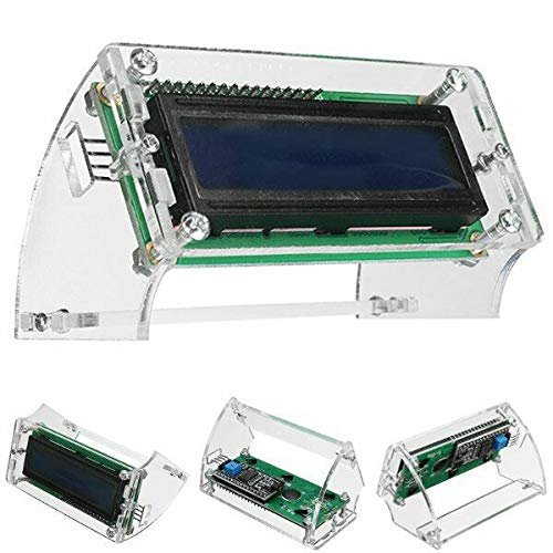 Electronic Components 5pcs LCD1602 LCD Shell for 1602 Blue/Yellow and I2C 1602 Blue/Yellow Green Backl