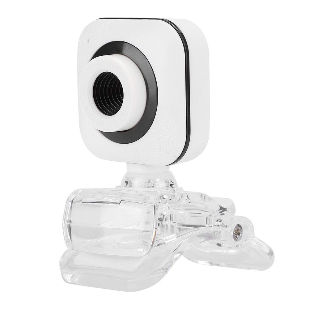 125 Web Camera, Full USB Webcam, USB FHD Web Computer Camera Built-in Microphone with Transparent Clip, Suitable for Online Teaching, Laptop PC Desktop