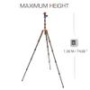 3 Legged Thing Legends Bucky Kit Carbon Fiber Tripod - Travel-Friendly, Adjustable Camera Tripod with 3 Detachable Legs & Multiple Mounting Points - Earth Bronze (BUCKYKIT) view 2