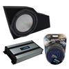 Harmony Audio HA-A122 Subwoofer Single 12" Sub Box Bundle HA-A800.1 Amp Compatible with 2002-2009 Chevy Trailblazer view 1