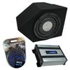 Harmony Audio Compatible with 1993-2002 Chevy Camaro Coupe Passenger Side 10" Harmony Bundle F104 Sub Box & HA-A400.1 view 1