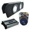 Harmony Audio Compatible with 2015-2023 Ford Mustang Coupe Bundle HA-A102 Dual 10" Custom Sub Box HA-A800.1 Amp view 1