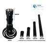 AMER MOUNTS 6" Extension Pole Tube for Universal Projector Ceiling Mount (use with AMRP100B) with Internal Cable Management (Black) view 2