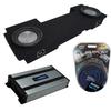 Harmony Audio (2 HA-A102 Subwoofer Dual 10" Sub Box Bundle HA-A800.1 Amp Compatible with 2002-2013 Chevy Avalanche Underseat view 1