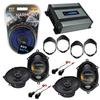 Harmony Audio Compatible with Ford Taurus 2000-2007 Factory Speaker Replacement Harmony Bundle (2) R68 & HA-A400.4 Amp view 1