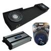Harmony Audio F104 10" Subwoofer Bundle HA-A800.1 Amp, ASC Sub Box Compatible with 1988-1998 Chevy CK Silverado Extended Cab Truck view 1