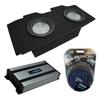 Harmony Audio Compatible with 1993-2002 Chevy Camaro Coupe Bundle A122 Dual 12" Sub Box Enclosure & HA-A800.1 view 1