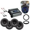 Harmony Audio Master Bundle Compatible with 2018-2019 Honda Accord HA-R65 6.5" Replacement 300W Speakers & Grills with HA-AK8 8 Gauge 900W Amp Install Kit, & HA-A400.4 800W Full Range Spkr or Sub Amp view 1