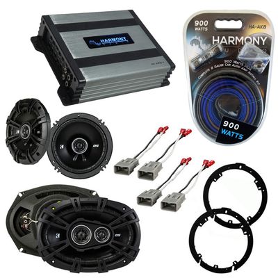 Kicker 43DSC69304 Compatible with Acura TL 2009-2014 Bundle with 43DSC6504 50W RMS Speakers HA-727800 (2) Harness HA-AK8 Install Kit HA-827805 6.5" Adapter Kit HA-A400.4 400W RMS Amp 70W RMS Speakers
