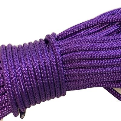 Double Braid Polyester Rope 1/4 Inch, Purple (300)