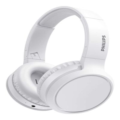 PHILIPS H5205 Over-Ear Wireless Headphones with 40mm Drivers, Lightweight Cushioned Headband White
