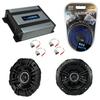 HA-A400.4 Compatible with Subaru GL DL 1981-1984 Alloy 4 Channel 800W Speaker Sub Amp, 43DSC404 4" DS Series 25W RMS 4 Ohm Coaxial Speakers and 43DSC504 5.25" 35W RMS 4 Ohm Coaxial Speakers view 1