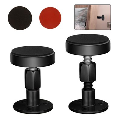 2PCS Black Adjustable Bed Frame Anti-Shake Tool(1.1-2.5in)