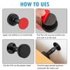 2PCS Black Adjustable Bed Frame Anti-Shake Tool(1.1-2.5in) view 4
