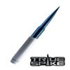 TRUE SPIKE 9 inch White Blue TIP PENETRATOR Fat Bullet Antenna with Anti-Theft + Copper Coil in Heavy Gauge CNC Machined Billet Aluminum Short Compatible with Ford Raptor F-150 view 4