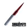 TRUE SPIKE 9 inch White RED TIP PENETRATOR Fat Bullet Antenna with Anti-Theft + Copper Coil Heavy Gauge CNC Billet Aluminum Short Compatible with Harley Davidson Touring Models with Tour PAK (ONLY) view 4