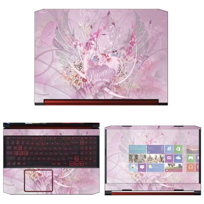 Decalrus - Protective Decal Heart Skin Sticker for Acer Nitro 5 AN515-54 (15.6" Screen) case Cover wrap ACnitro5_AN515-54-44