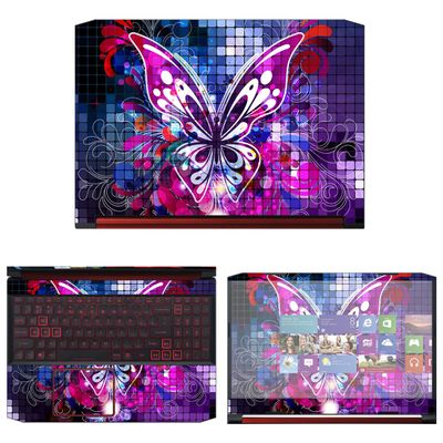 Decalrus - Protective Decal Butterfly Skin Sticker for Acer Nitro 5 AN515-54 (15.6" Screen) case Cover wrap ACnitro5_AN515-54-122