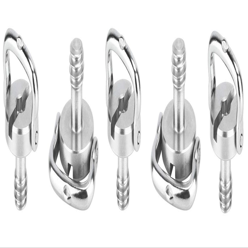 5 Pack Leofoto Torque Master 1/4" D Ring Comfort Wide Handle SS Screw for Tripod QR Plate Stainless Steel
