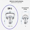 5 Pack Leofoto Torque Master 1/4" D Ring Comfort Wide Handle SS Screw for Tripod QR Plate Stainless Steel view 2