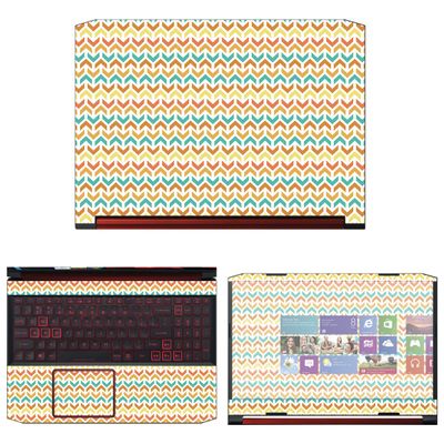 Decalrus - Protective Decal Geometric Skin Sticker for Acer Nitro 5 AN515-54 (15.6" Screen) case Cover wrap ACnitro5_AN515-54-228
