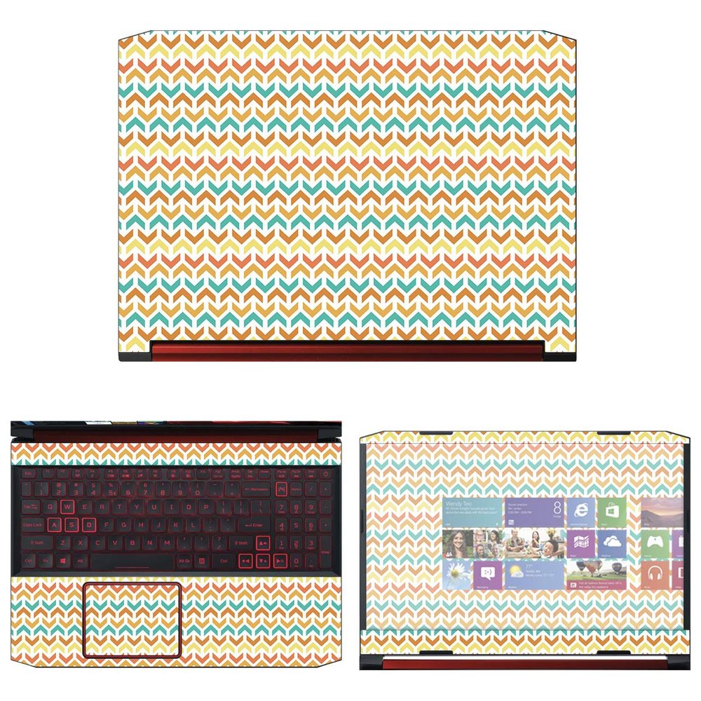Decalrus - Protective Decal Geometric Skin Sticker for Acer Nitro 5 AN515-54 (15.6" Screen) case Cover wrap ACnitro5_AN515-54-228