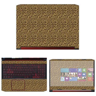 Decalrus - Protective Decal Cheetah Skin Sticker for Acer Nitro 5 AN515-54 (15.6" Screen) case Cover wrap ACnitro5_AN515-54-66