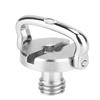 Leofoto Torque Master 1/4" D Ring Comfort Wide Handle SS Screw for Tripod QR Plate Stainless Steel view 1