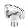 Leofoto Torque Master 1/4" D Ring Comfort Wide Handle SS Screw for Tripod QR Plate Stainless Steel view 2