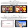 FEELWORLD LUT6 6 Inch 2600nits HDR 3D LUT Touch Screen DSLR Camera Field Monitor with Waveform VectorScope Histogram 4K HDMI Input Output 1920X1080 view 3