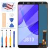 for Samsung Galaxy J8 2018 J810 Screen Replacement J810M J810F J810G J810Y J810GF LCD Display Parts Assembly Touch Sensor Digitizer Glass Lens Kit (TFT Black) view 1