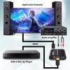 BolAAzuL HDMI Audio Extractor 4K@30Hz, HDMI 1.4 to Optical Toslink & Coaxial SPDIF Audio Converter Adapter - Supports 5.1 CH Audio, EDID Management -Not Support ARC eARC or CEC view 2