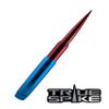 TRUE SPIKE 9 inch Blue RED TIP PENETRATOR Fat Bullet Antenna with Anti-Theft + Copper Coil in Heavy Gauge CNC Machined Billet Aluminum Short Compatible with Toyota FJ Cruiser view 4