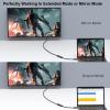 BENFEI 4K DisplayPort to HDMI Adapter 5 Pack, Uni-Directional DP 1.2 Computer to HDMI 1.4 Screen Gold-Plated DP Display Port to HDMI Adapter (Male to Female) Compatible with Lenovo Dell HP Passive view 4