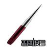 TRUE SPIKE 9 inch RED Silver TIP PENETRATOR Fat Bullet Antenna with Anti-Theft + Copper Coil in Heavy Gauge CNC Machined Billet Aluminum Short Compatible with Jeep Wrangler JK JKU JL JLU view 4