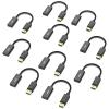 BENFEI DisplayPort to HDMI Adapter, 10 Pack Gold Plated DisplayPort/DP from Computer/Laptop to HDMI from Monitor/TV/Projector Converter (Not Bi-Directional, Not Compact with USB Port) view 1