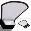 1 Piece Flash Diffuser Reflector Premium Two-Sided Silver/White Bend Bounce Flash Reflector Kit with Elastic Strap view 3