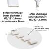 6:1 Dual Wall Adhesive Super Heat Shrink Tubing,Wire Repair,Mac Book Air Pro Charging Cable Crack Damage Charge Repair,Mouse Cable Protector,Saver Cover for Type C,iPhone,Apple Lightning,HDMI (4) view 4