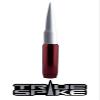 TRUE SPIKE 9 inch RED White TIP PENETRATOR Fat Bullet Antenna with Anti-Theft + Copper Coil Heavy Gauge Billet Aluminum Short Compatible with Harley Davidson Touring Models with Tour PAK (ONLY) view 1