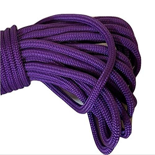 Yacht Braid Polyester Rope 9/16 inch, Purple (50)