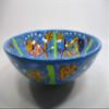 14" round TALAVERA VESSEL SINK Mexican handmade ceramic bathroom basin, folk art view 1