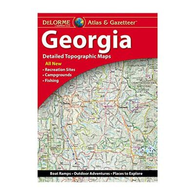 Garmin Delorme Atlas & Gazetteer Paper maps- Georgia (010-12996-00)