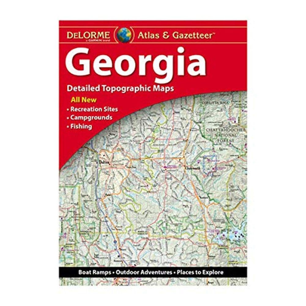 Garmin Delorme Atlas & Gazetteer Paper maps- Georgia (010-12996-00)