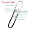 11pcs Turntable Belt Different Specifications Rubber Belt Replace Turntable Phono/Tape/CD Plattenspieler Drive Belt,11Sizes view 2