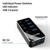 4 Port USB Hub + 4 Port Type C Hub view 3