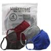 Universal Cloth Face Masks Reusable Dust & Allergy Masks 100% Cotton, 2 Layer, Washable, for Teens & Adults Protects from Dust, Pollen, Pet Dander & More (Basics, Medium- Pack of 4) view 1
