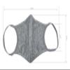 Universal Cloth Face Masks Reusable Dust & Allergy Masks 100% Cotton, 2 Layer, Washable, for Teens & Adults Protects from Dust, Pollen, Pet Dander & More (Gray, Large- Pack of 4) view 4